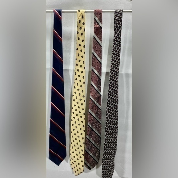 4 Used Neckties As Described Below